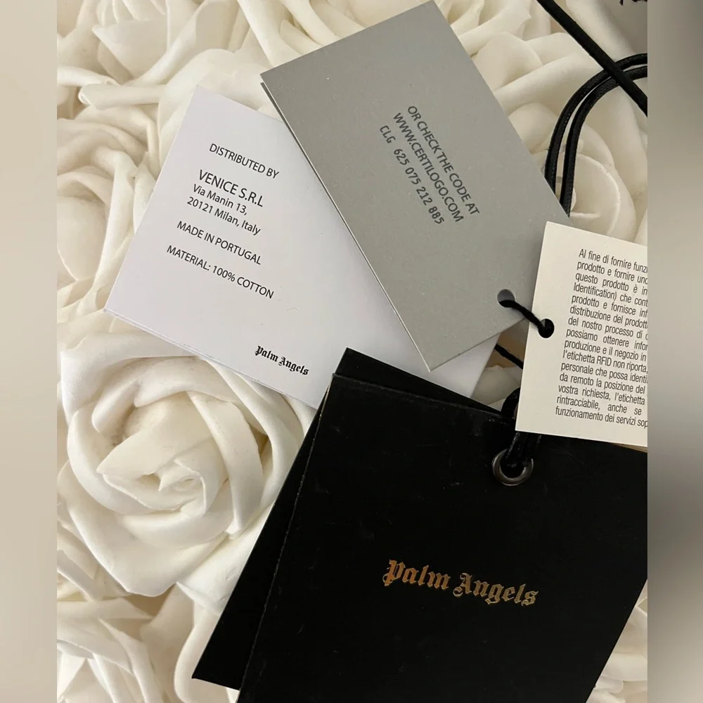 Palm Angels Paris unisex Black Face Mask